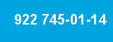 922 745-01-14